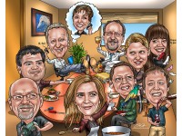 Bosses Day Caricatures