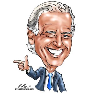 celebrity caricature Joe Biden
