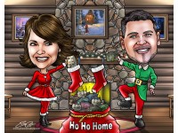 Christmas Card Caricatures