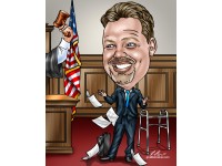Lawyer-Judge Caricatures