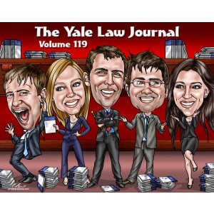 caricatures lawyers team gift
