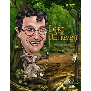 retirement caricature - lord of rings