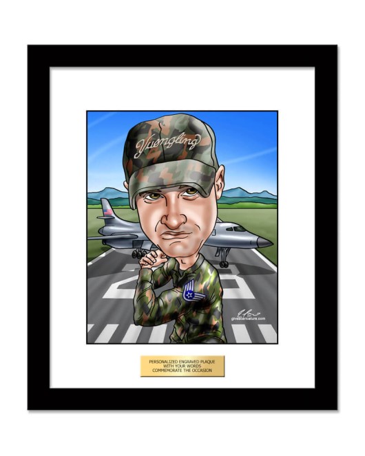 Military Gift - Custom Caricature