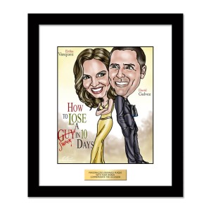how to lose a guy movie anniversary caricatures