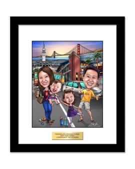 Christmas Gift - Custom Caricature