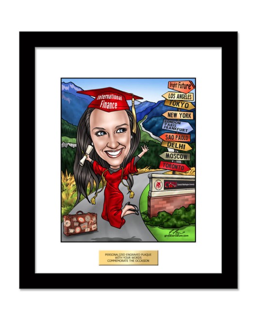 Graduation Gift - Custom Caricature