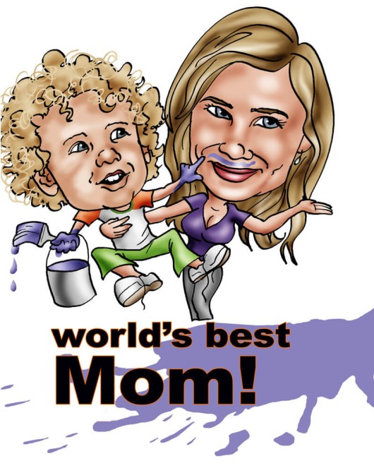 Mother's Day-Father's Day Gift - Custom Caricature