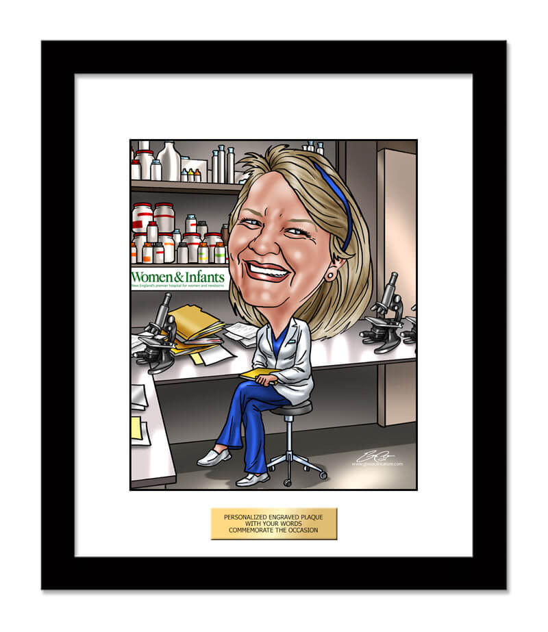 Buy Personalized couple, brother, sister caricatures, frames Presto