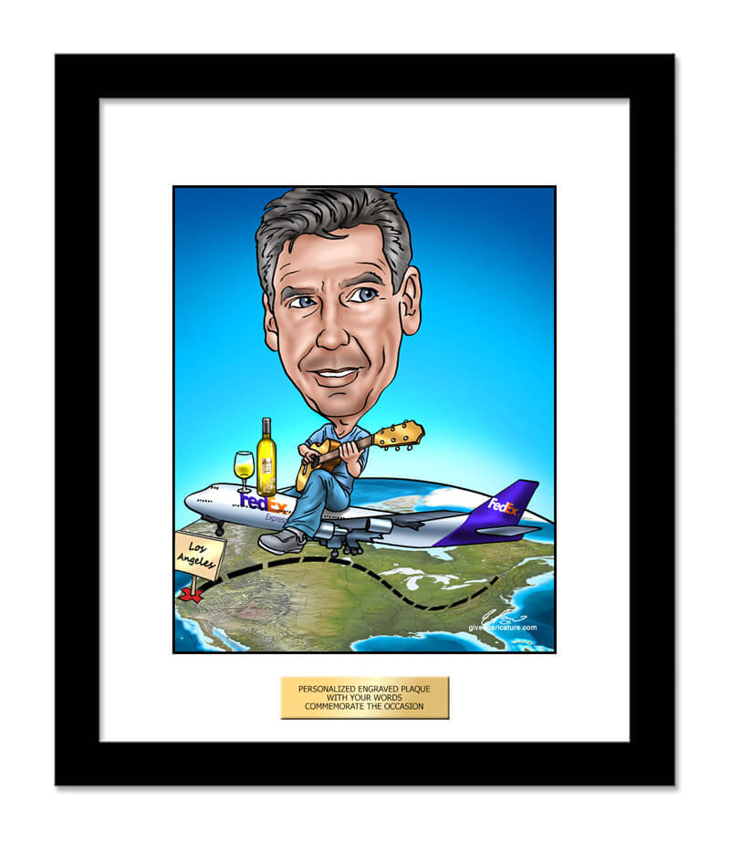 Trove Treasure Caricature Personalized Gifts for Couple, Height 8 inch  (CAR-03) at Zoozle