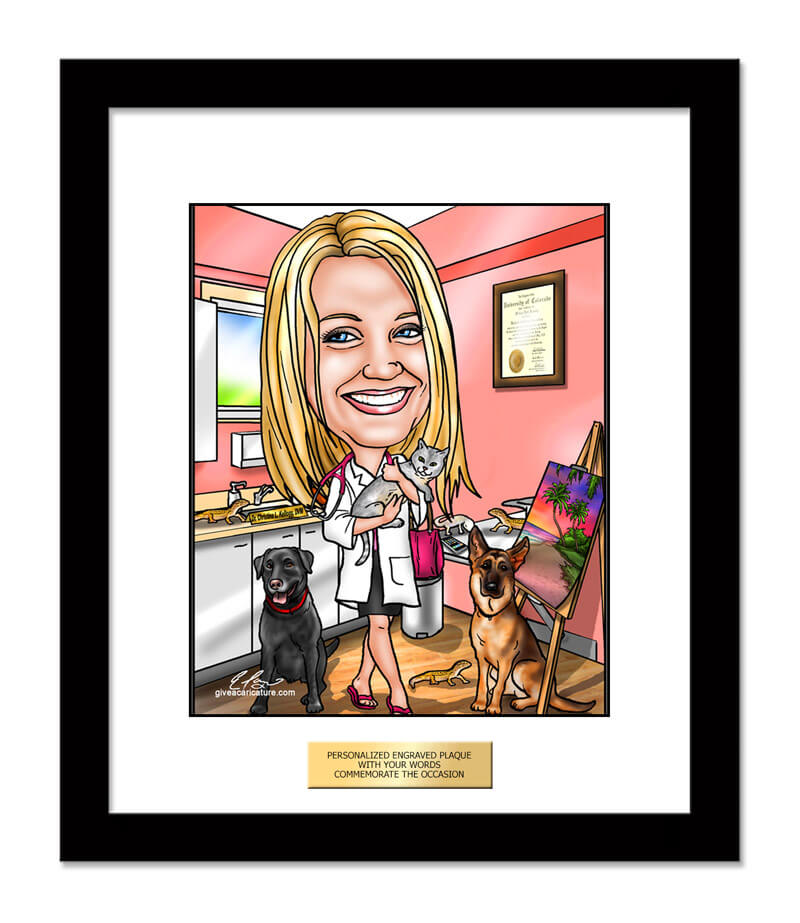 Veterinarian Caricature