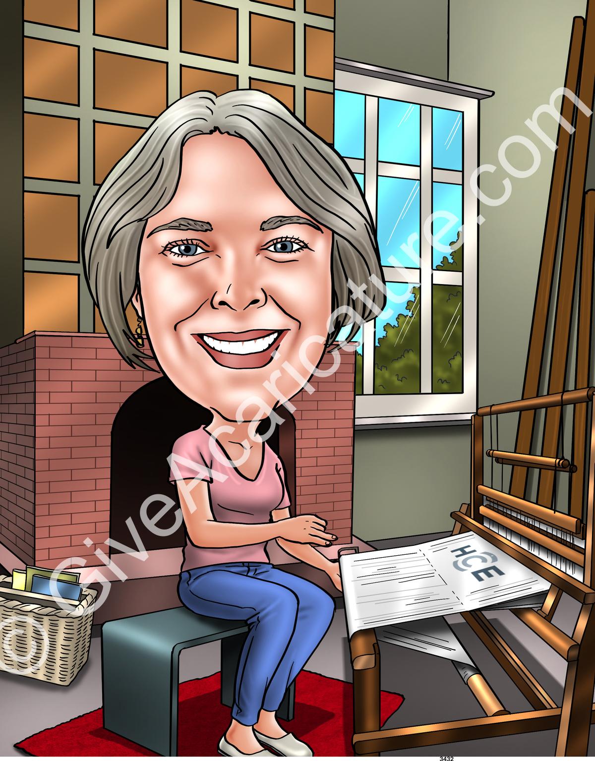 caricature for Ronda S.