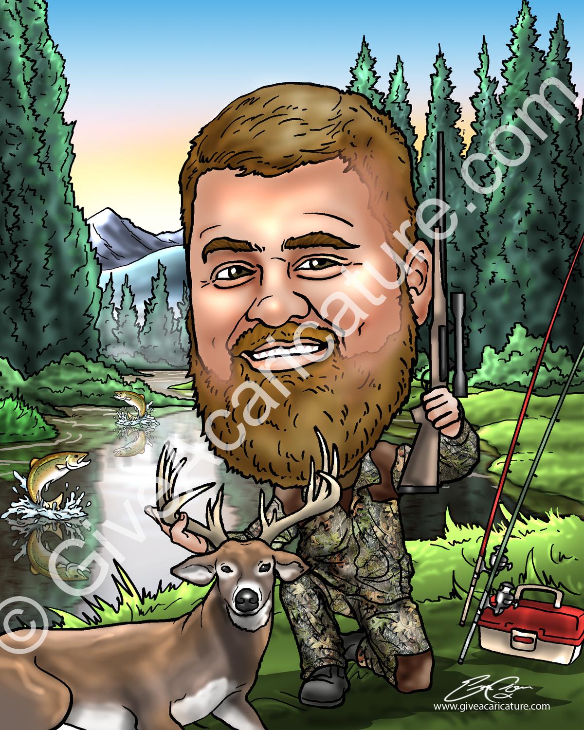 caricature for Andrew S.